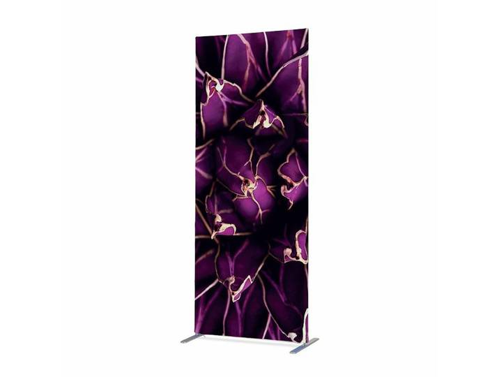 Showdown Displays Paravent Showdown Textil Raumteiler Deco - 85x200cm - Kaktus Lila (1 St)