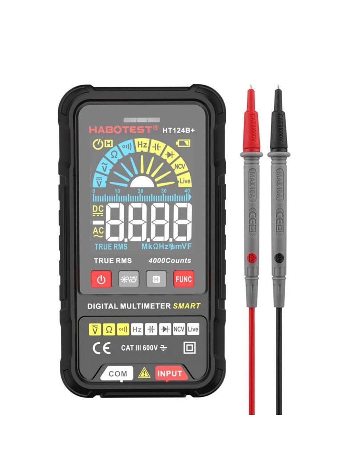Habotest HT124B+ Digital Universal Multimeter