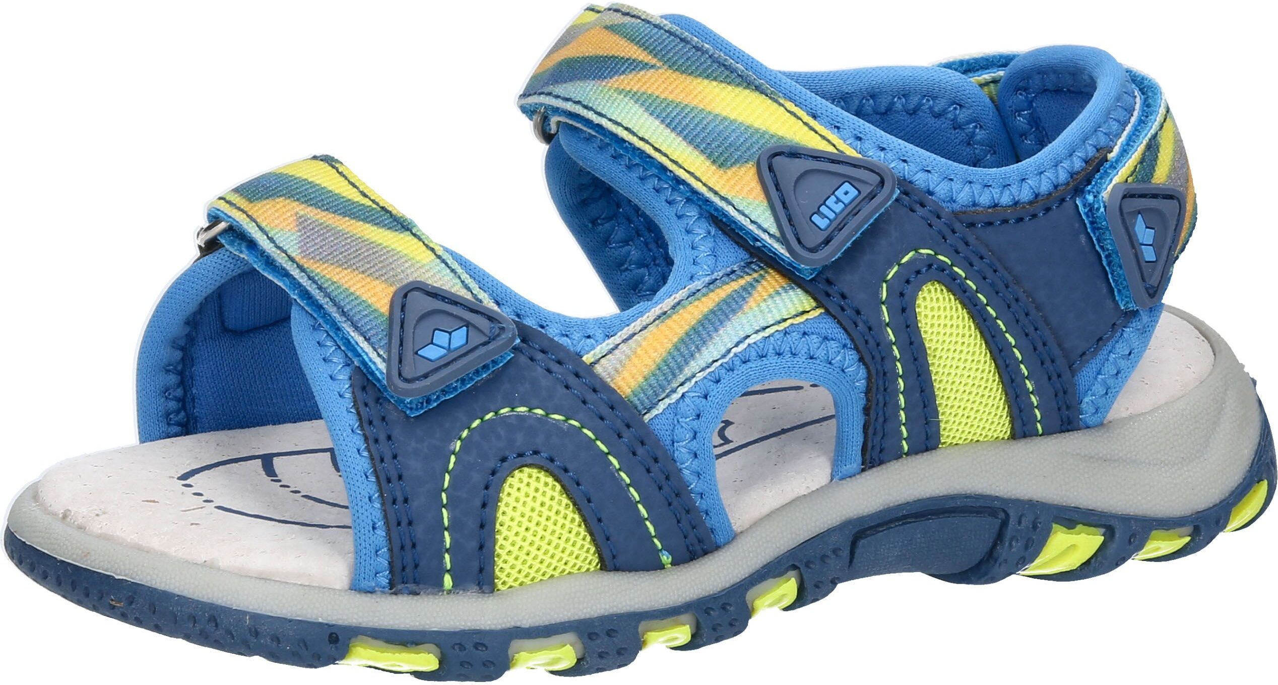 Sandale LICO "Sandale Luca V", Jungen, Gr. 29, Textil, blau, Synthetik, Schuhe Sandale