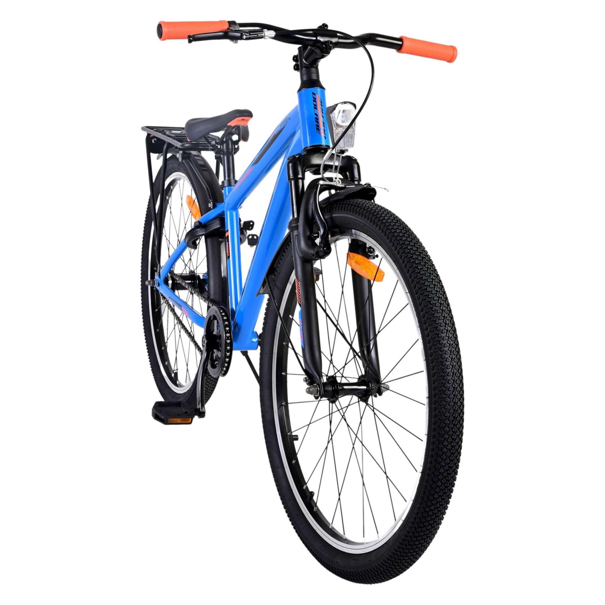Volare Cross Kinderfiets - Jongens - 24 inch - Blauw (24") (22540)