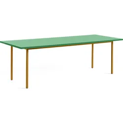 Two-Colour Tisch 240 x 90 cm, grün-orange
