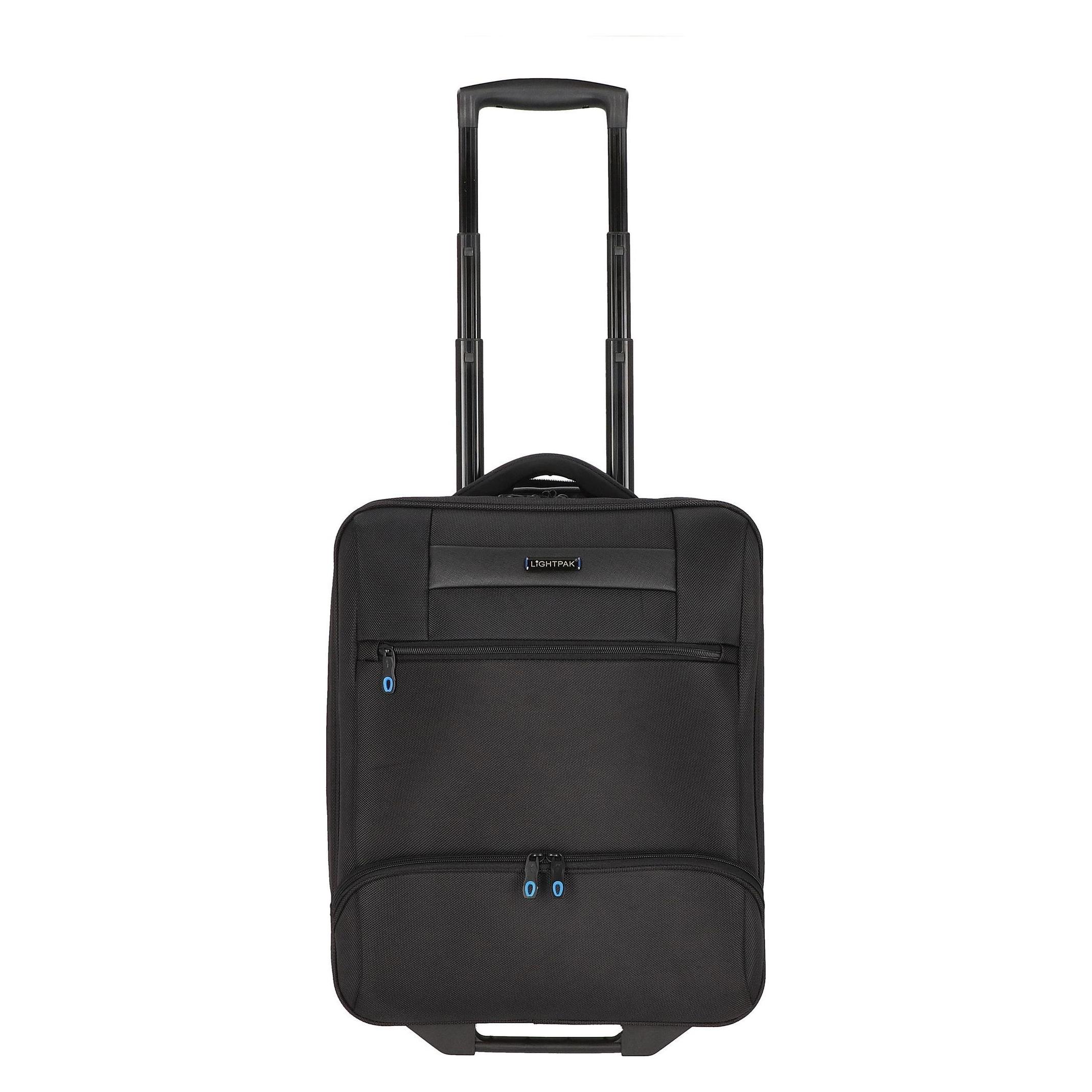 Lightpak Laptop-Trolley LANDO Kunstfaser schwarz (37 l) (46146)