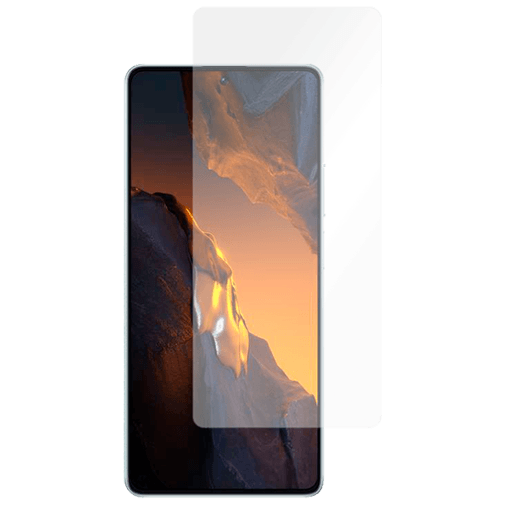 Just in Case Gehärtetes Glas Clear Displayschutzfolie Poco F5