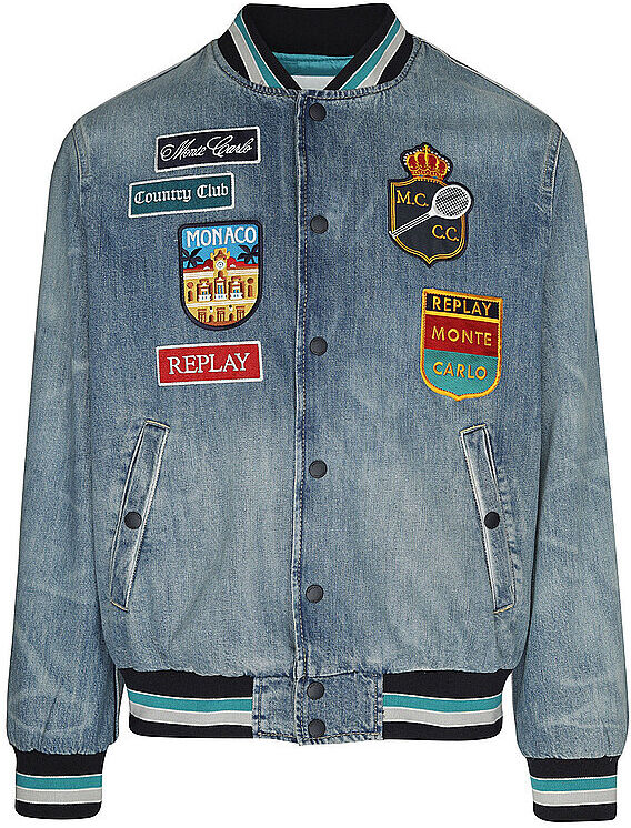REPLAY Jeansjacke MONTE-CARLO hellblau   XL XL