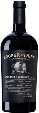 """Cooper & Thief""" """Cooper & Thief Bourbon Barrel Aged Cabernet Sauvignon 2023 Red Wine - California"""