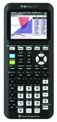 Texas Instruments Grafikrechner TI-84 Plus CE T Python Edition, Akkubetrieb, mit Schutzdeckel, schwarz