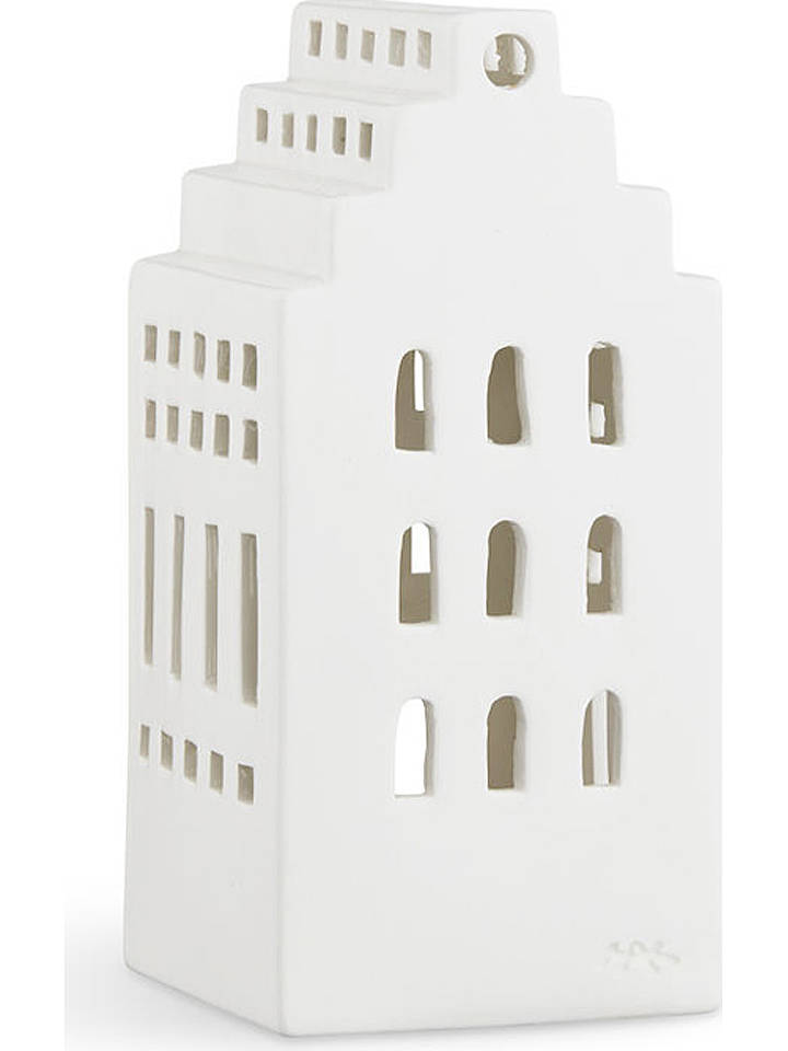 Kähler Lichthaus "Urbania Manor" in Weiß - (B)8 x (H)17 cm - onesize
