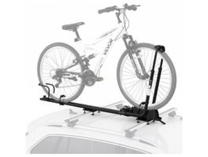 VEVOR Porte-Vélo de Toit pour 1 Vélo, 20 kg, Support Vertical Pliable Noir, en Alliage d'Aluminium et Acier Q235, Double Bras, Système de Verrouillage Sécurisé, pour Transport de Vélos Voiture et SUV