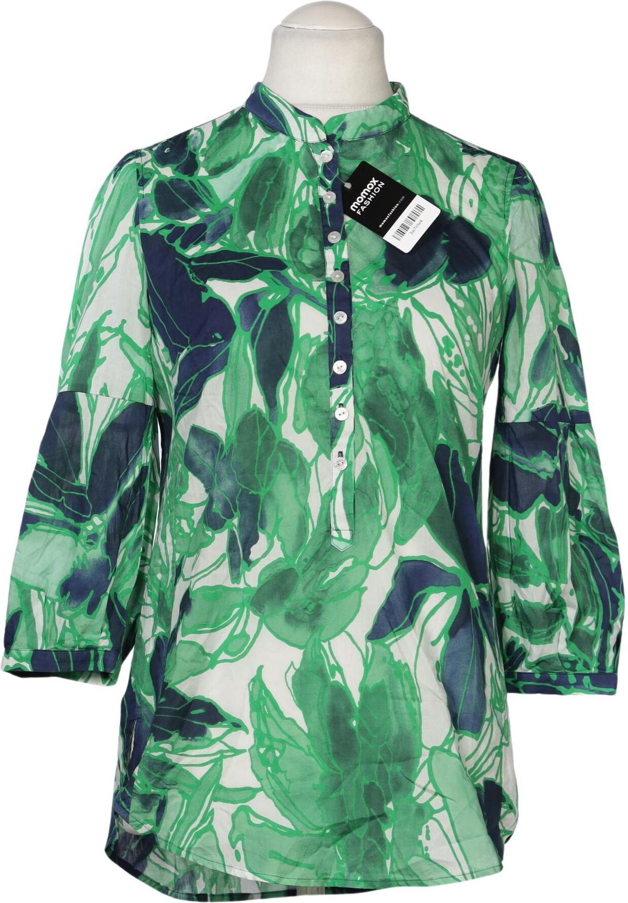 Cain Damen Bluse, Mehrfarbig, Gr. EU 38 (Marc Cain N3), Baumwolle - Second Hand