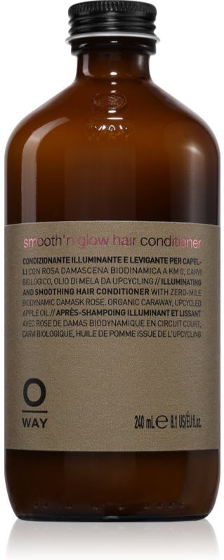 Oway Smooth'n glow Hair Conditioner après-shampooing lissant pour des cheveux brillants et doux 240 ml