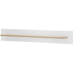 WANDBOARD weiß matt, Eiche, Wandregal 107 cm skandinavisches Design