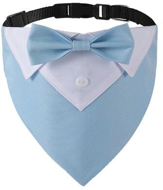 Uplift Picks Formal Dog Bow Tie Collar Adjustable Tuxedo Bandana For Weddings And Parties e l
