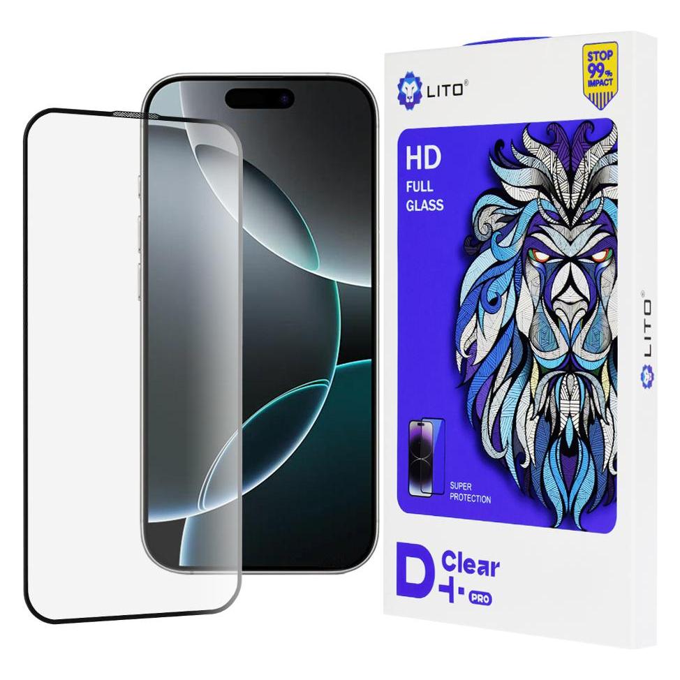 Lito - D+ Pro Clear - iPhone 16 Pro - Black (Apple iPhone 16 Pro) (56359011)