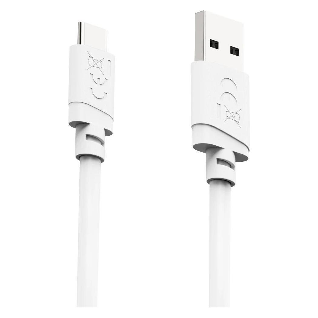 Hama Ladekabel, USB-A - USB-C, 2 m, Weiss (2 m, USB 2.0) (00201813)