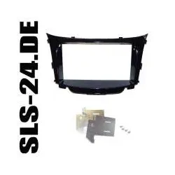 Radioblende Doppel-DIN HYUNDAI i30 ab 2012 Professional Kit piano schwarz Ble...