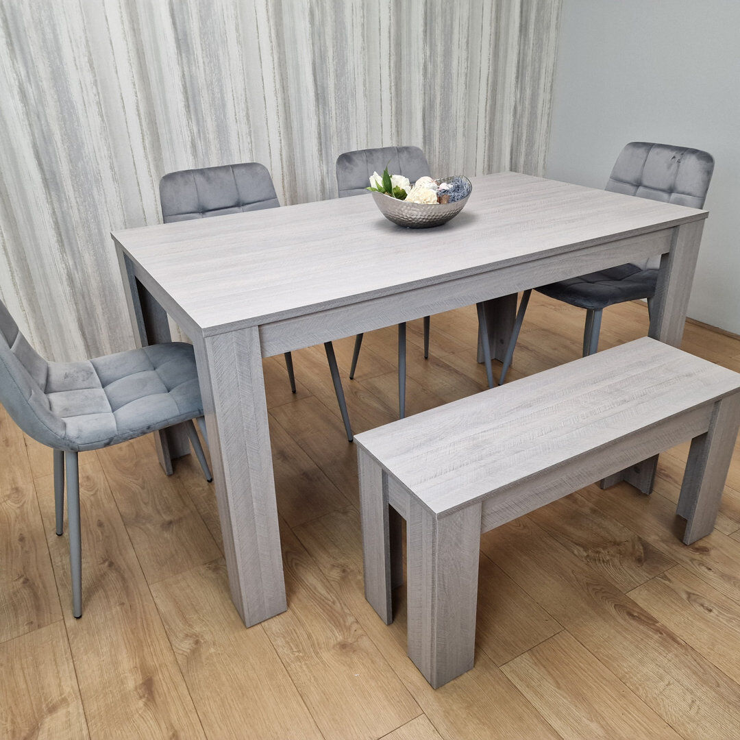 KOSY KOALA Miella 6 -Person Dining Set Grey 6