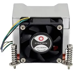 Intertech Q-5 2HE aktiv Intel Socket LGA 1700 (65.10 mm), CPU Kühler, Schwarz, Silber