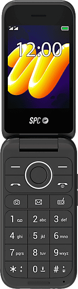 REACONDICIONADO Seminuevo Muy bueno Móvil - SPC Wild, 48+128 MB, 1600 mAh, QVGA, Botón SOS, 4G, 240h Autonomía, Negro