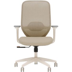 FlexiSpot Bürostuhl C5W, beige, Stoff / Netz, belastbar bis 150 kg