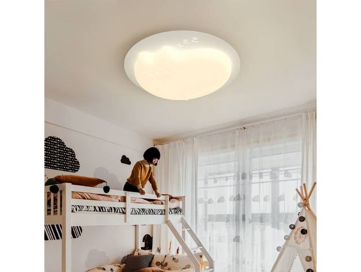 Plafond moderne à LEDs lustre pour salon chambre allée crème Style balcon lustre lumière circulaire décor à la maison éclairage