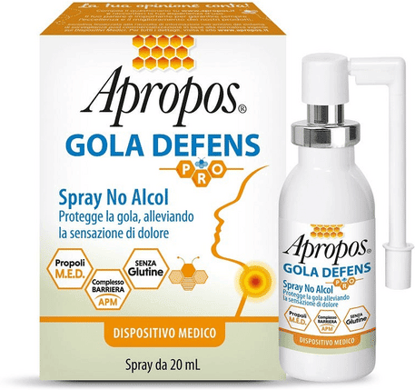 Apropos Gola Defens Pro Spray Senza Alcool 20 ml