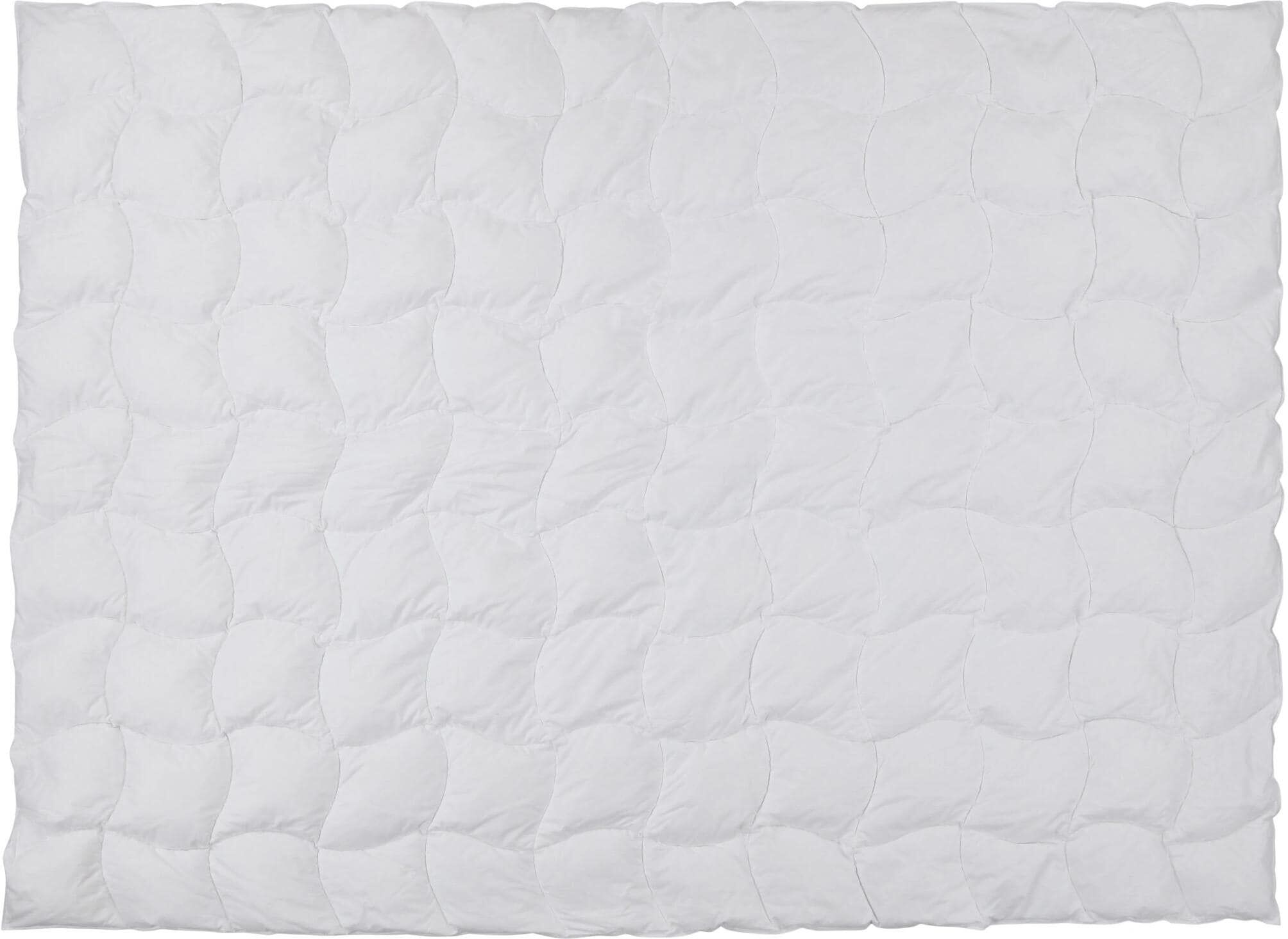 Sommerbettdecke ALBIS SWITZERLAND "Estival Elite", weiss (weiß), B:240cm L:240cm, Bezug: 100% Baumwolle. Füllung: 100% Gänsedaunen, Bettdecken, Sommerbettdecke, Extraleichtes Sommer-Daunenduvet mit Nomite-Milbenschutz weiß B/L: 240cm x 240cm, extraleicht