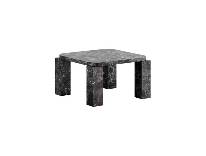 Designer Couchtisch „Atlas aus Marmor Costa Black Marmor 60 x 60 cm NEW WORKS