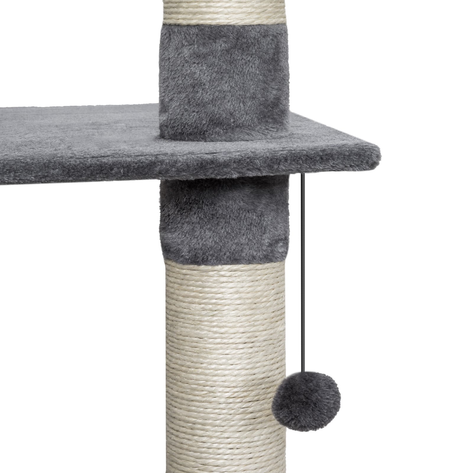 TecTake Krabpaal Hansi 260 cm - grijs/wit