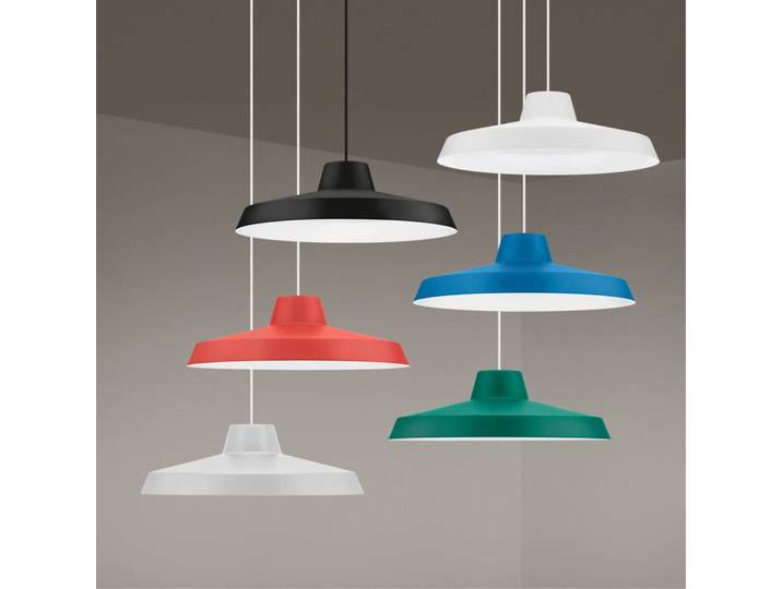 Linea Light Hängelampe Miguel, schwarz, für Küche, Aluminium