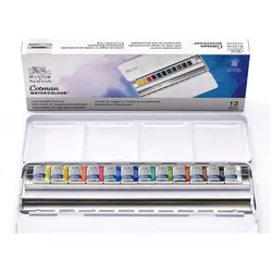 Winsor & Newton, Künstlerfarbe + Bastelfarbe, 0321868 Farbe auf Wasserbasis Multi Palette 12 Stück(e)