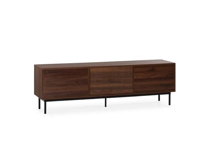 HOMN LIVING TV-Schrank Florida 3 türen Walnuss-Optik, 160 cm (Breite) 40 cm (Tiefe) 50 cm (Höhe)