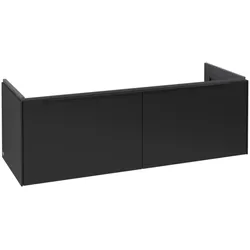 Villeroy und Boch Subway 3.0 Waschtisch-Unterschrank C56701VL 127,2x42,9x47,8cm, ohne LED/Griff Volcano black, volcano black
