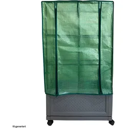 HTI-Living, Gewächshaus, Gewächshaus 60x30x106 cm mit Rollen