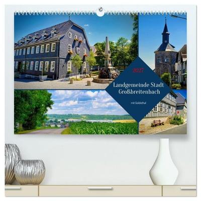 Landgemeinde Stadt Großbreitenbach - mit Goldisthal (hochwertiger Premium Wandkalender 2027 DIN A2 quer), Kunstdruck in Hochglanz