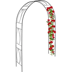 Relaxdays, Pflanzen Zubehör, Rosenbogen (153 cm, 35 cm)