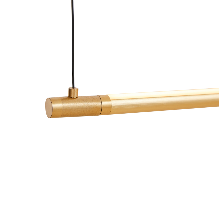 LOOM Design LED-Pendelleuchte STRAW 200cm Gold 824-002 5712802225790