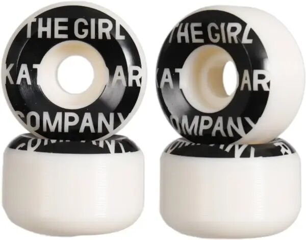 Skateboard Rollen Girl Sans 99A 4 Stk. (52mm - Weiß/Schwarz)