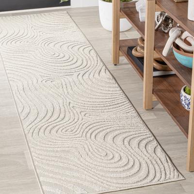 JONATHAN Y Nordby Abstract Groovy Striped Area Rug