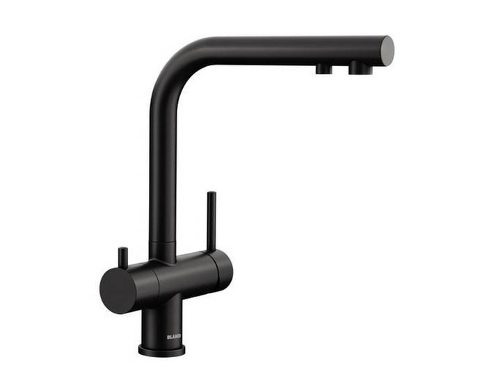 Blanco Küchenarmatur, Schwarz, Metall, 16x30x25.3 cm, flexible Anschlussschläuche, schwenkbarer Auslauf 360°, Kochendwasser-Zubereitung, 100 °C kochendes Wasser direkt aus der Armatur, Kühl-und Filtersystem, Trinkwassersystem, Küchen, Küchenausstattung, Küchenarmaturen
