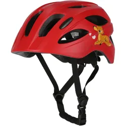 CRAZY SAFETY Cool Cute Fahrradhelm Kinder 0104 - red M (54-58 cm)