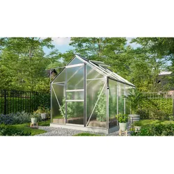 Vitavia Gewächshaus "Marley" inkl. Ready2Grow Zubehör-Set,aluminium eloxiert,5 m2