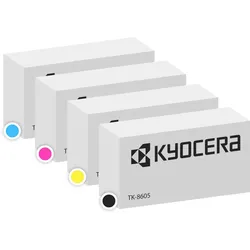 Kyocera Original TK-8455 Toner - 4er Multipack cyan, magenta, gelb, schwarz