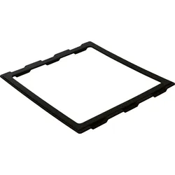 MPK Adapterrahmen für Dachhauben Ducato, Boxer, Jumper schwarz 400 × 400 mm