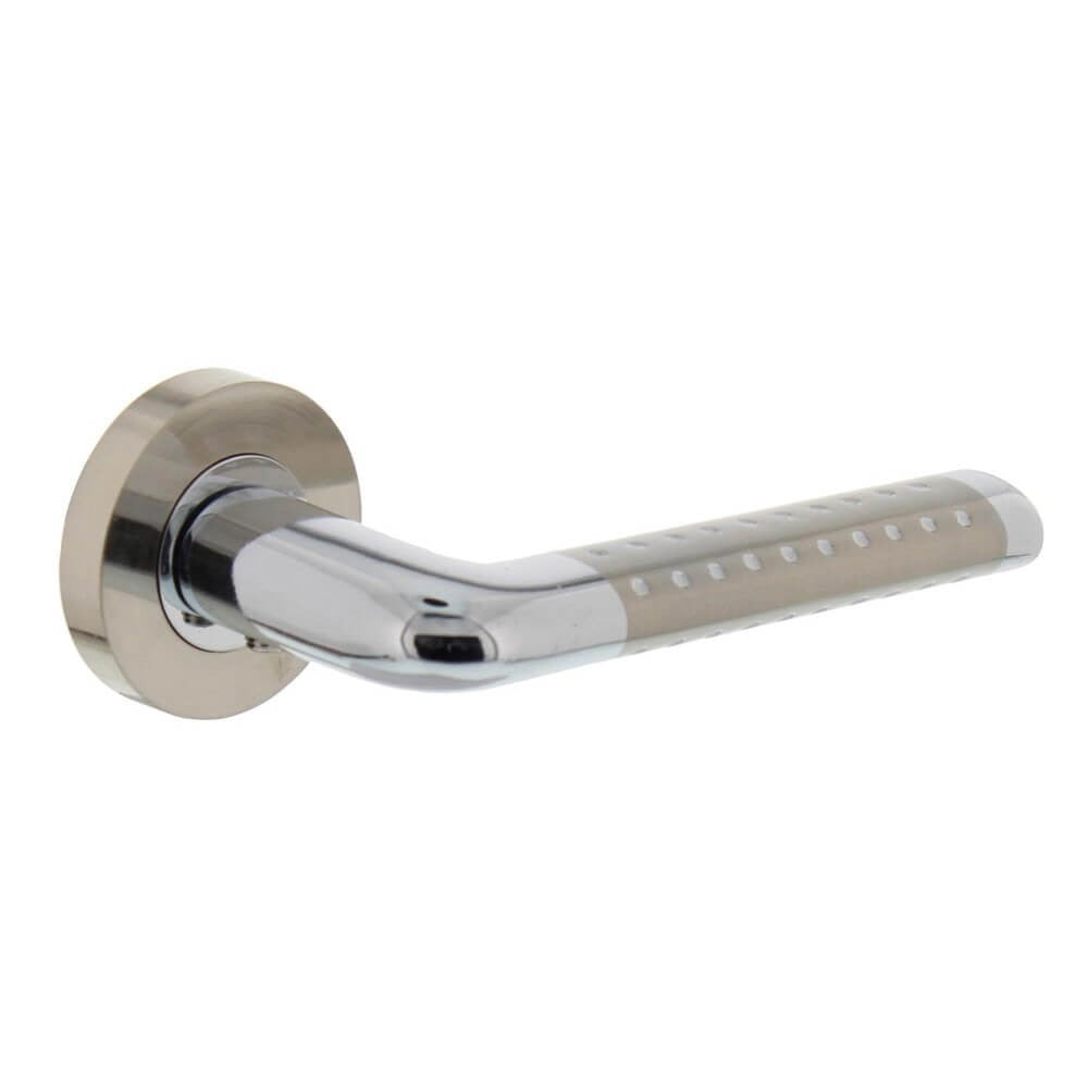 Intersteel Klassieke deurklink Marion chroom op rozet - 0016.168402