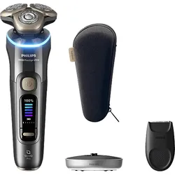 PHILIPS XP9402/11 Elektrorasierer i9000 Prestige Ultra Anthrazit (NanoTech Dual Precision-Klingen, Dreifach-Lift & Cut-System, Reinigungsstation: Nein)