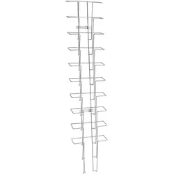 Wandprospekthalter JACKSON aus Draht, Metall, silber 10 | Hochformat | A4, Stahl