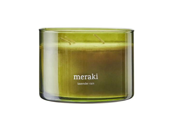 Meraki - Duftkerze, Ø 10 cm, Lavender rain
