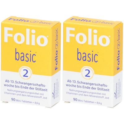 2x Folio 2 basic Filmtabletten 2x90 St