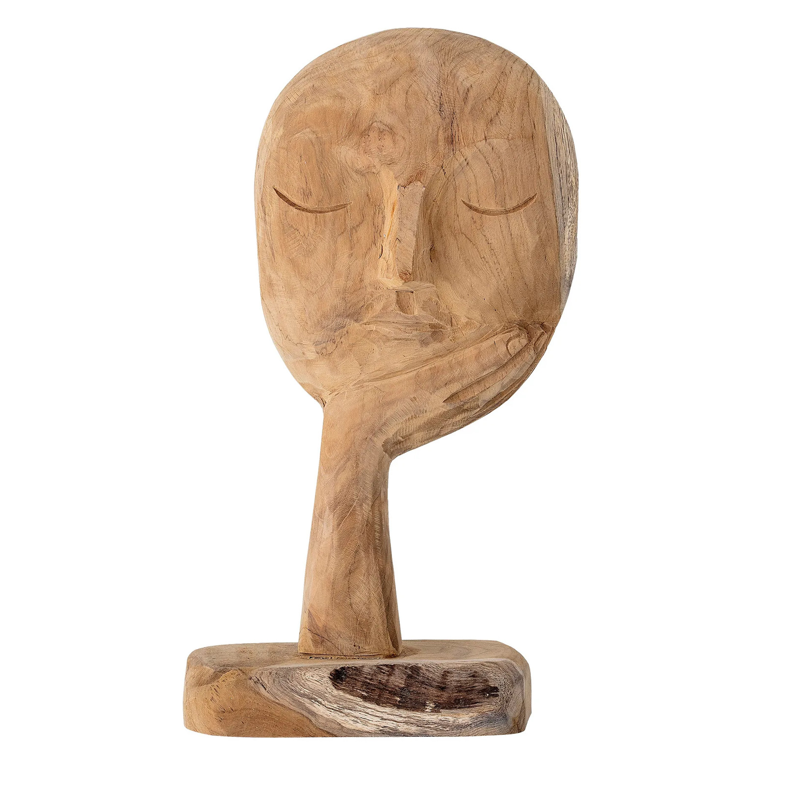 Bloomingville houten sculptuur Natuur 35 cm