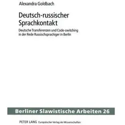 Deutsch-russischer Sprachkontakt, Fachbücher von Alexandra Goldbach